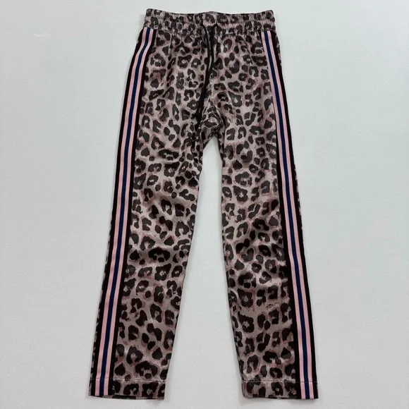MOTHER The Lounger Leopard Print Ankle Track Pants‎ Size XS - Picture 3 of 9